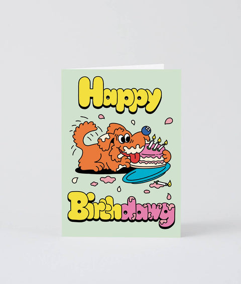 Greeting Card - Happy Birthdawg