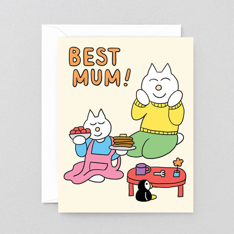 Greeting Card - Best Mum!