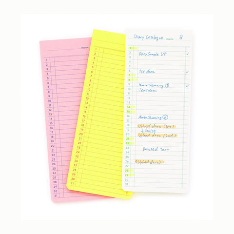 Sticky Memo Pad Monthly