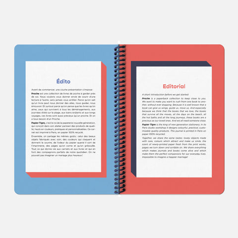 Reading Notebook + 10 exlibris Papier Tigre