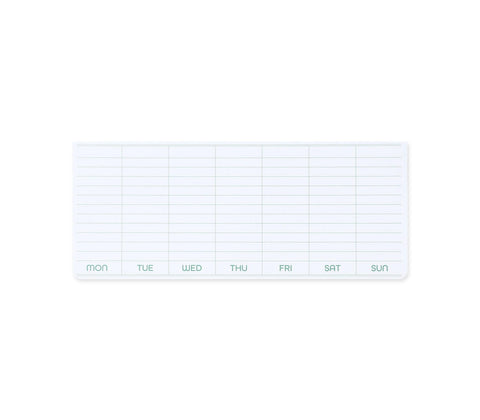 Sticky Memo Pad Weekly White by Penco