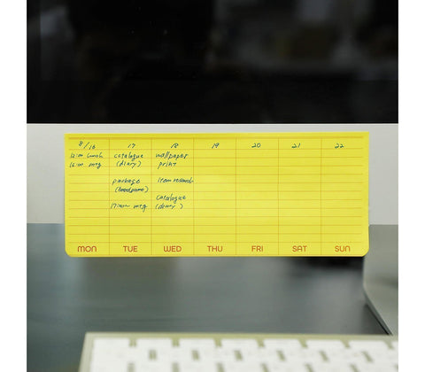 Sticky Memo Pad Weekly White by Penco