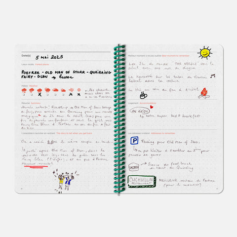 Travel Journal Papier Tigre