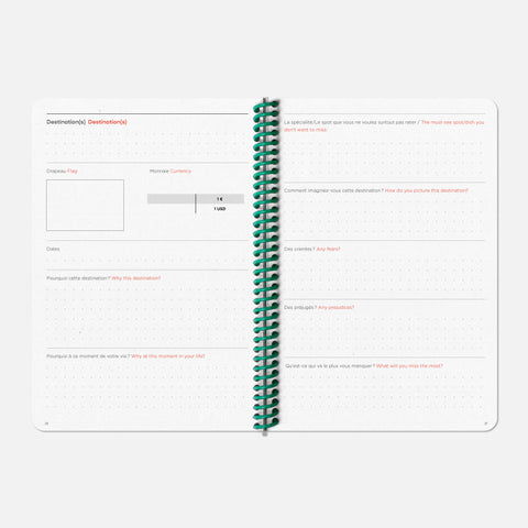 Travel Journal Papier Tigre