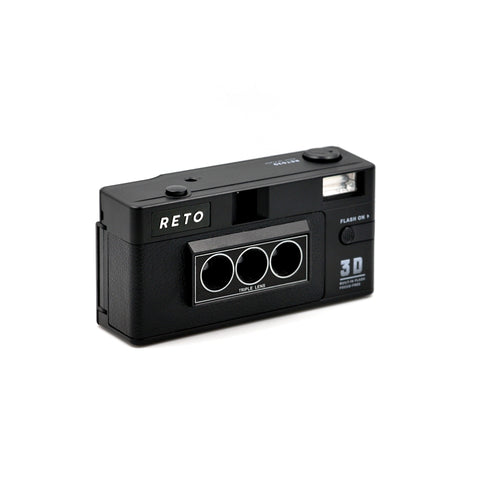 RETO3D - 3D 35mm camera with flash