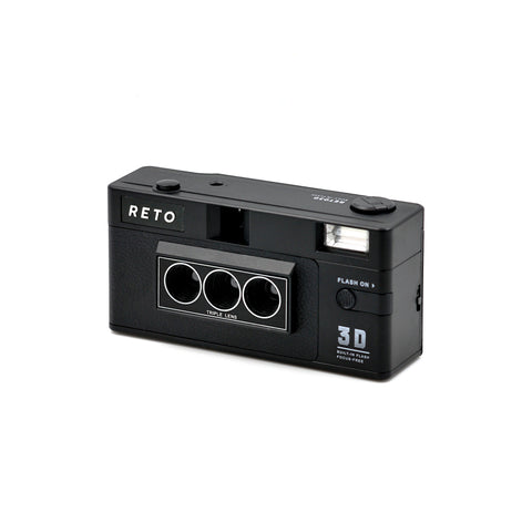 RETO3D - 3D 35mm camera with flash