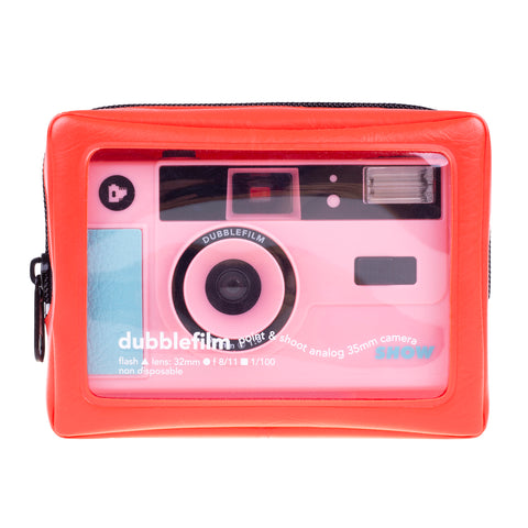 SHOW camera pink - 35mm reusable camera with flash